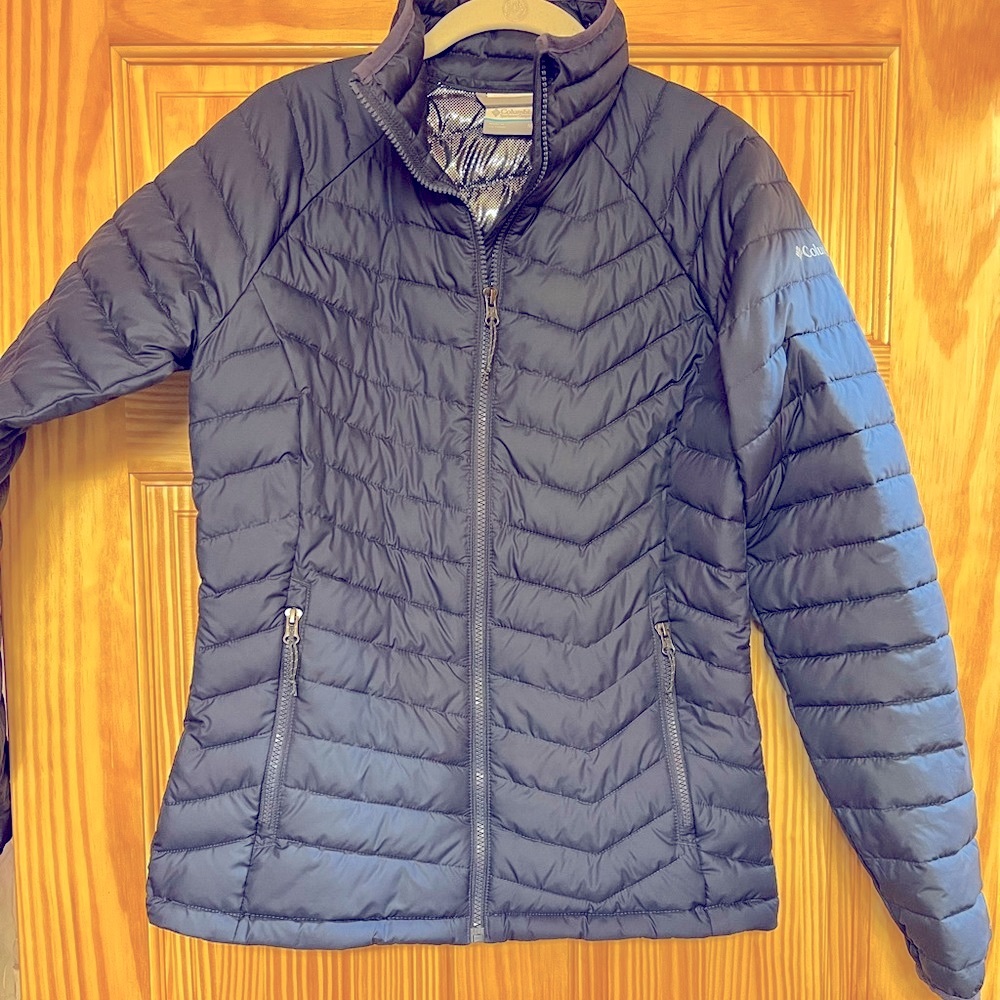 Women’s Navy Columbia Powder Lite Jacket